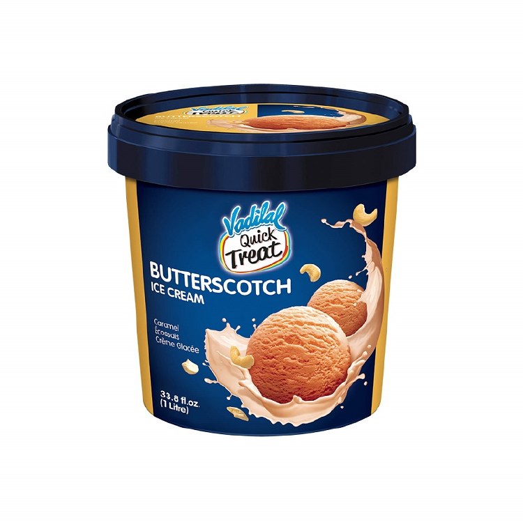 Vadilal Butter Scotch Ice Cream 1ltr Keemat Grocers